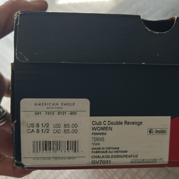 Rare! Reebok Revenge Double C Leather Sneakers - Picture 4 of 10